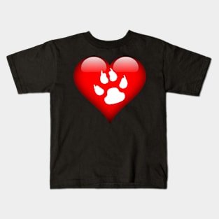 Dog Heartbeat Kids T-Shirt